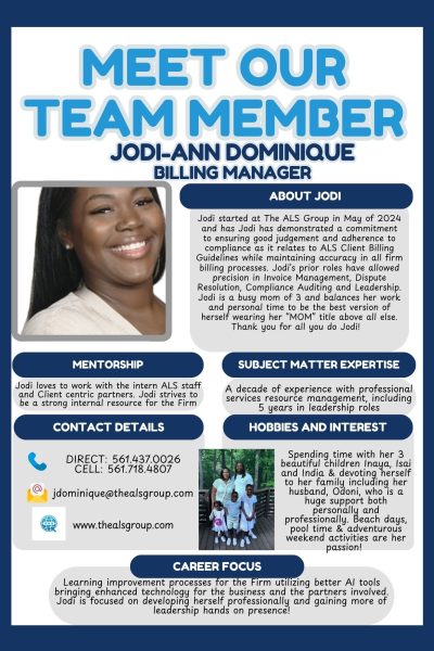 DCEMBER 2025 - Jodi, Billing Manager Post 12.15.25